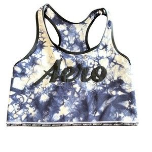 Aeropostale Tie Dye Racerback Sports Bra Women’s Size M